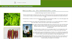 Desktop Screenshot of chileseedusa.com